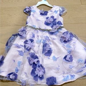 Rare Editions Purple and Blue Dress